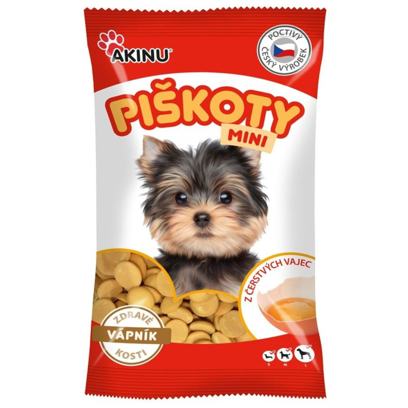 Akinu Mini piškoty s vápníkem pro psy