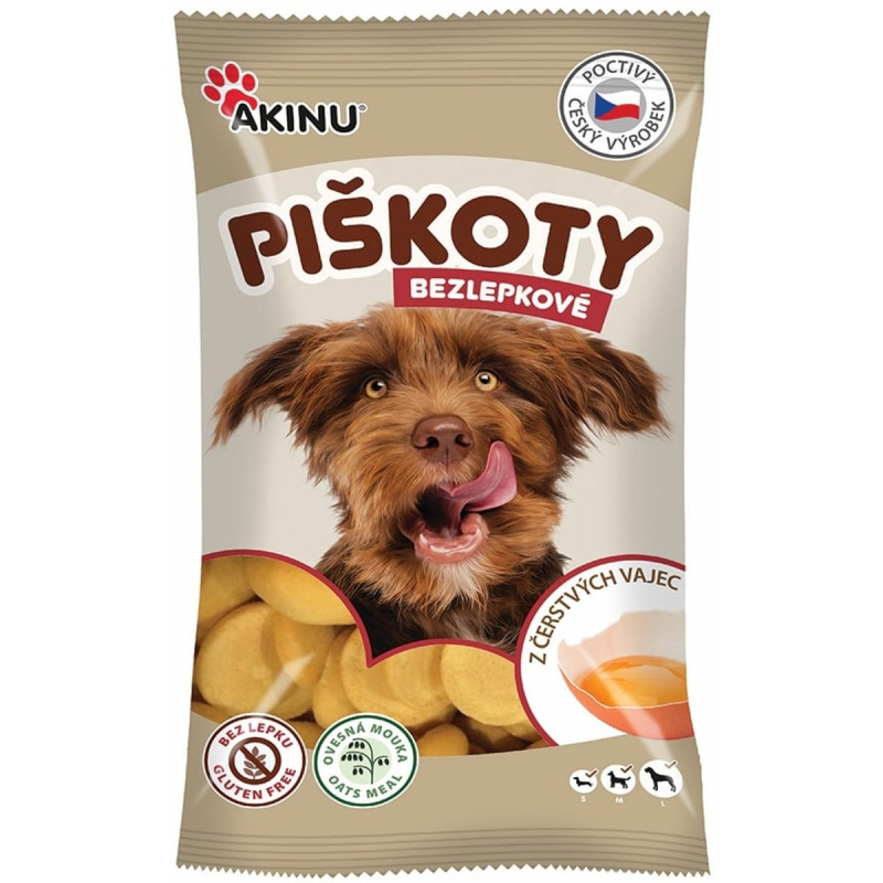 Akinu Bezlepkové piškoty pro psy
