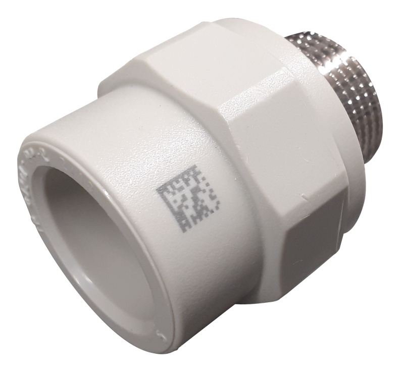 Přechodka Pipelife PP-R MZV 63 mm × 2" vnější závit