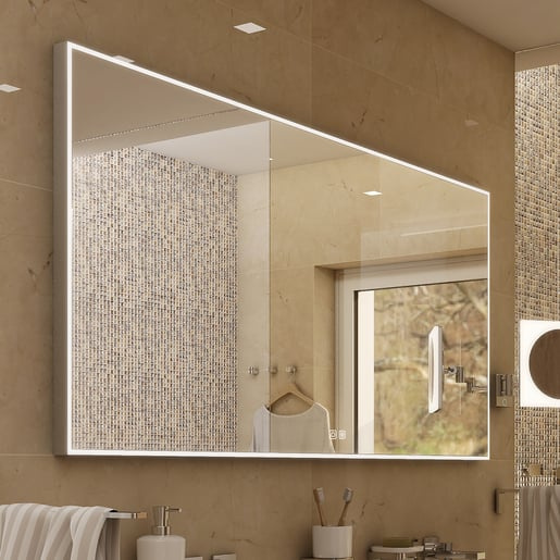 Nimco LED zrcadlo 55W, 120x70 cm se dvěma dotykovými senzory