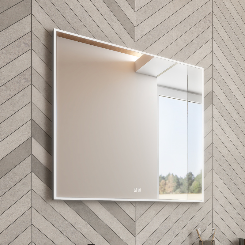 Nimco LED zrcadlo 27W, 60x60 cm se dvěma dotykovými senzory