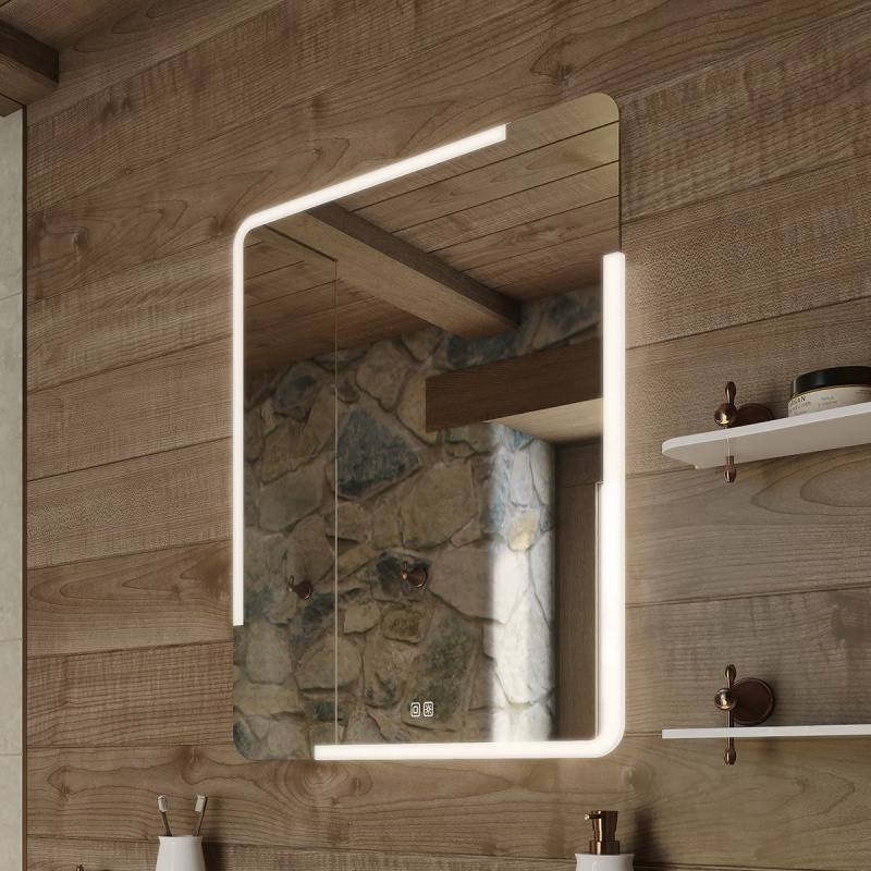 Nimco LED zrcadlo 60x80 cm se dvěma dotykovými senzory