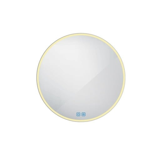 Nimco Kulaté LED zrcadlo 33W, ø 70 cm se dvěma dotykovými senzory
