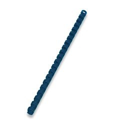 Plastový hřbet pro kroužkový vazač - průměr 12 mm, 100 ks, modrý