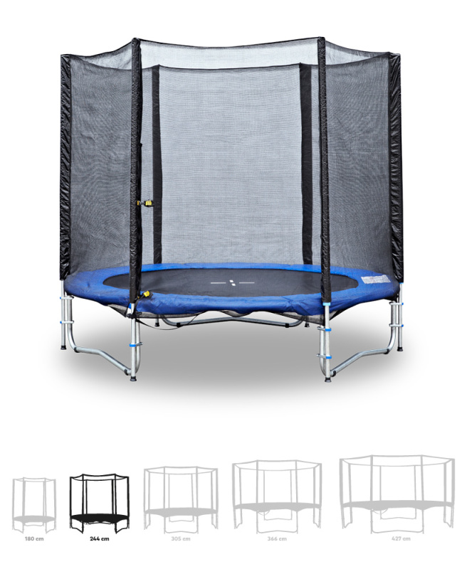 Fitness King Trampolína 244 cm + ochranná síť
