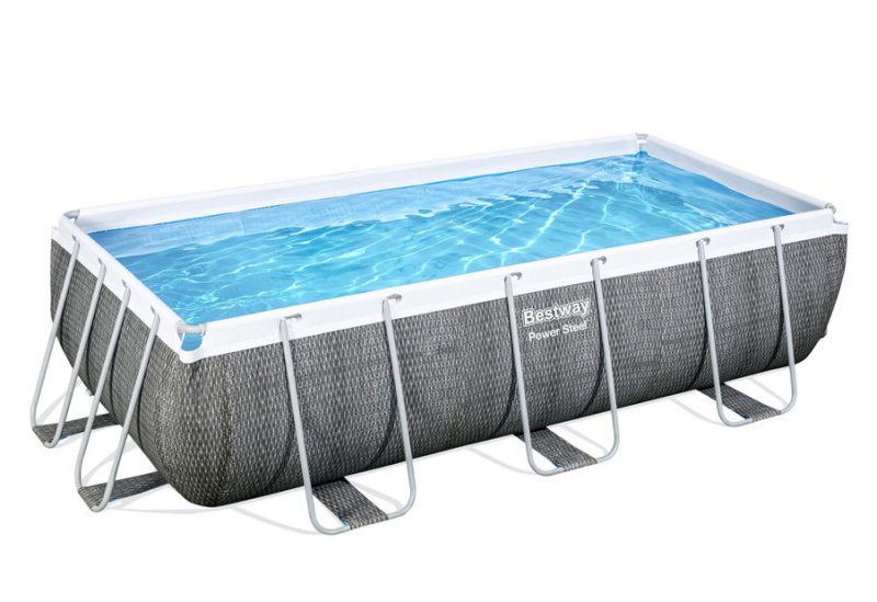 Bestway Bazén Power Steel Rattan 4,04 x 2,01 X 1 m - 16721