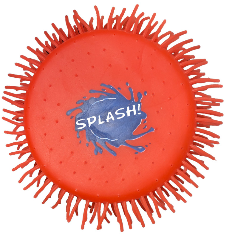 Kids World Létající vodní FRISBEE SPLASH červená, FS25