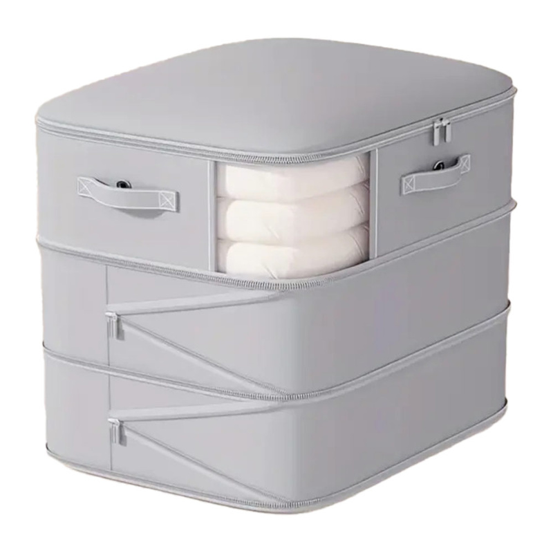 HomeLife Samokompresní skládací organizér ZIP BAG 52 x 42 x 60 cm