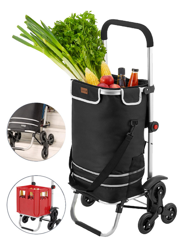 HomeLife Nákupní skládací vozík 3v1, 99 x 45 x 31 cm