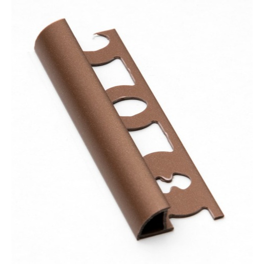 Lišta ukončovací "oblá" Profil-EU bronz, PVC, délka 250 cm, výška hrany 8 mm, L825021