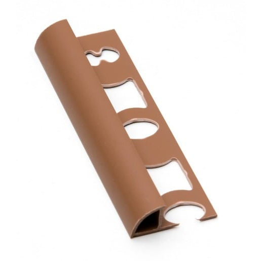 Lišta ukončovací "oblá" Profil-EU, PVC, délka 250 cm, výška hrany 10 mm, L1025019