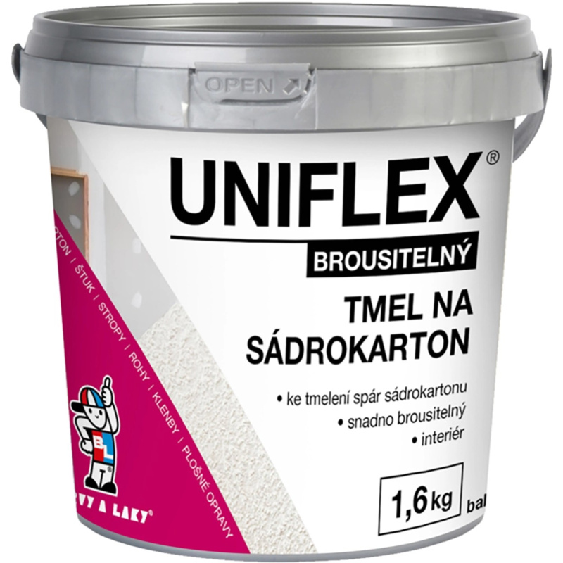 Uniflex Tmel na sádrokarton brousitelný 1,6 kg
