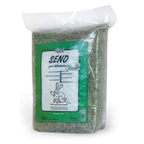Luční seno BIG BAG podestýlka pro hlodavce, 4x50l, cena za 1ks