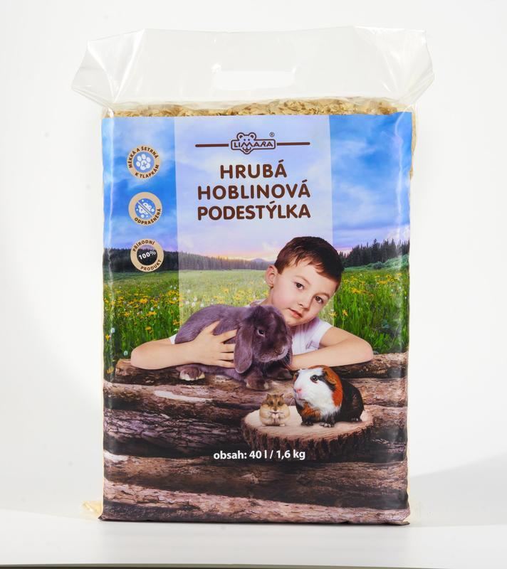 LIMARA Hrubá hoblinová podestýlka 40l/1,6Kg