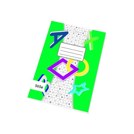 PAPÍRNY BRNO Sešit školní 565 čtverečkovaný A5 60listů 10 ks