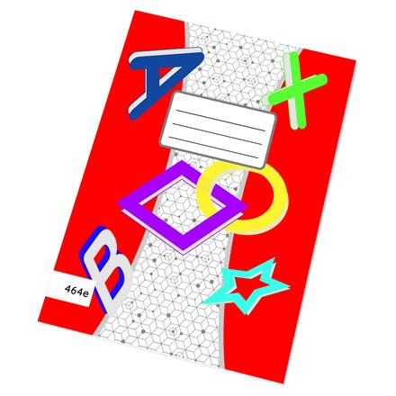 PAPÍRNY BRNO Sešit školní 464 linkovaný A4 60listů 10 ks