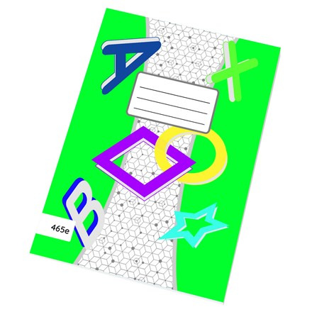 PAPÍRNY BRNO Sešit školní 465 čtverečkovaný A4 60listů 10 ks