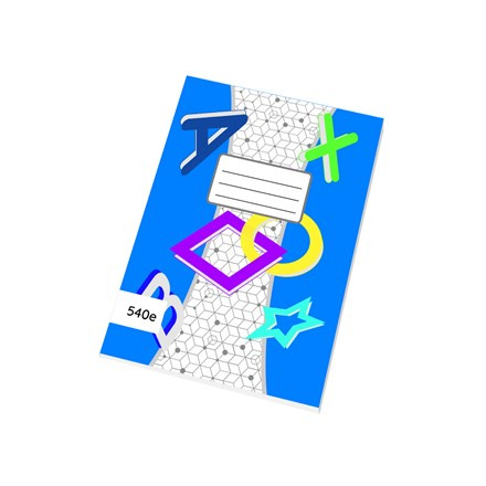 PAPÍRNY BRNO Sešit školní 540 čistý/nelinkovaný A5 40listů 10 ks