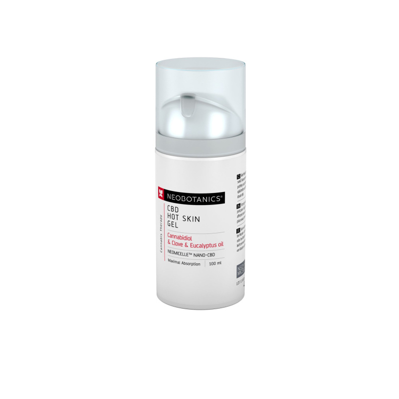 Neobotanics Hot Skin Gel s konopím, 100 ml