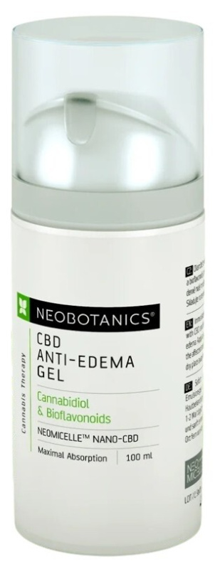 Neobotanics Anti-Edema Gel s konopím na otoky rukou a nohou, 100 ml