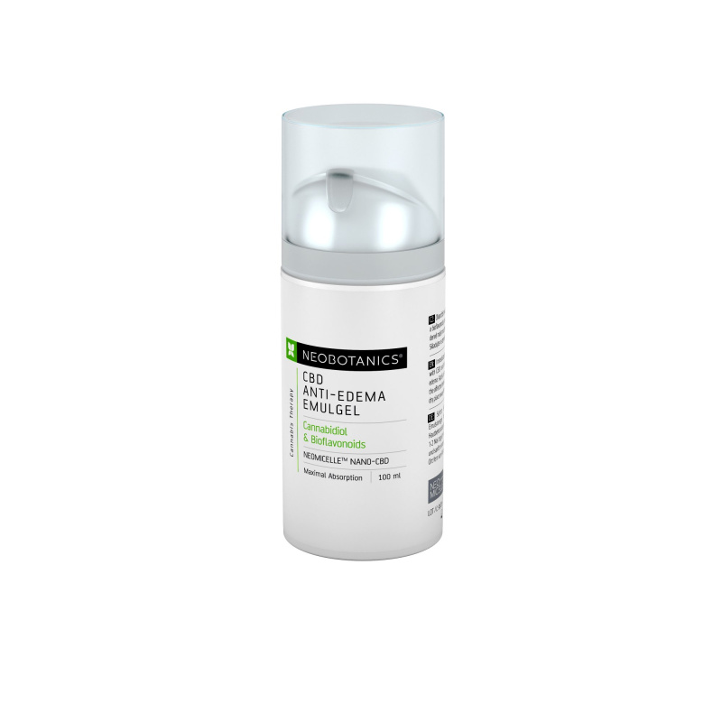 Neobotanics Anti-Edema Gel s konopím na otoky rukou a nohou, 100 ml