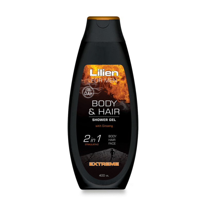 Lilien for men Ice Extreme 2v1 - sprchový gel - 400 ml