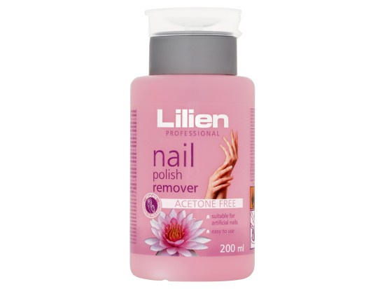 Lilien odlakovač s pumpou růžový 200ml