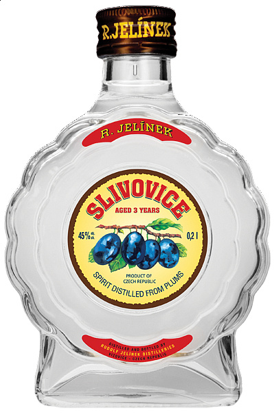 Slivovice Bílá Budík Rudolf Jelínek 45 % 0,2 l