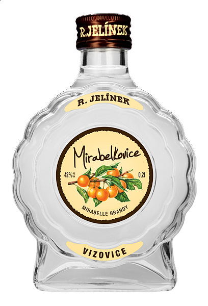 Pálenka z mirabelek 42 % 0,2 l Rudolf Jelínek