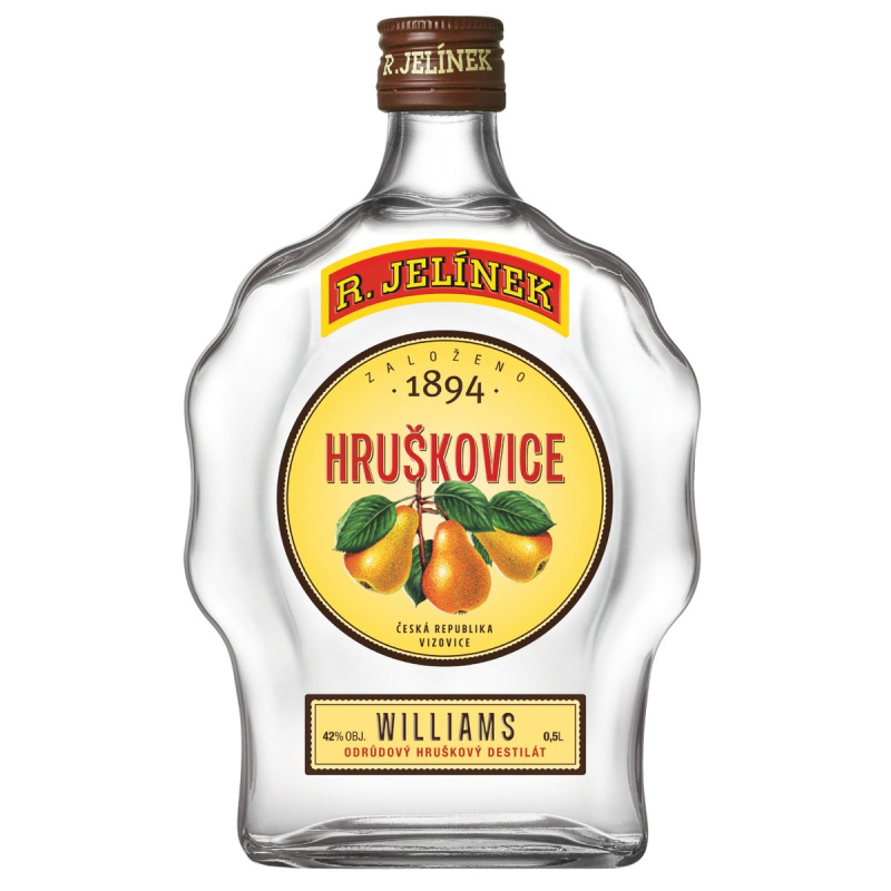 Hruškovice Williams Budík  42 % 0,5 l Rudolf Jelínek