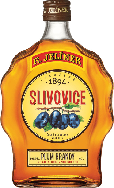 Rudolf Jelínek Slivovice Zlatá  50% 0,7l