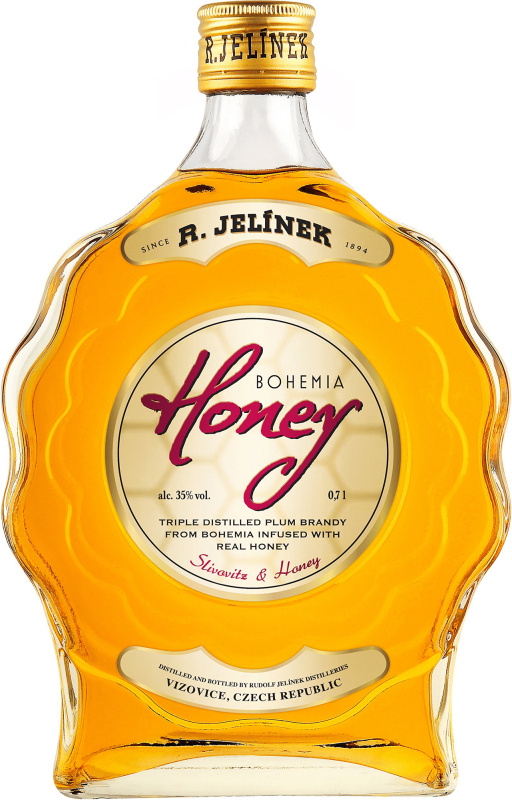 Rudolf Jelínek Slivovice Bohemia Honey 35% 0,7l