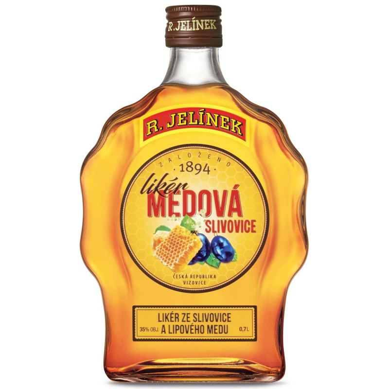 R. JELÍNEK Medová slivovice 35% obj.