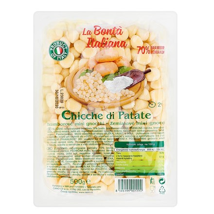 Pastificio Bolognese Gnocchi Chicche di patate - bramborové mininoky 500g
