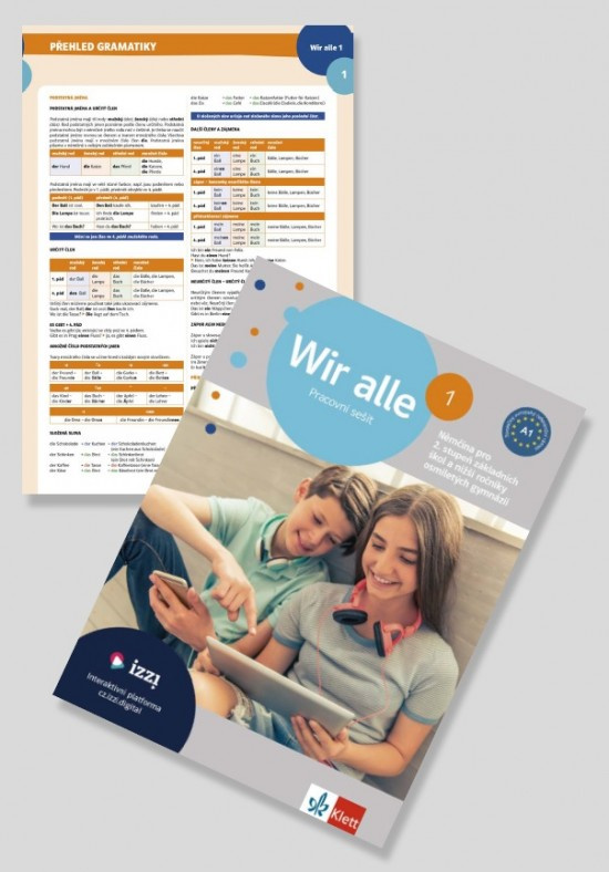 Wir alle 1 (A1) – barevný pracovní sešit + gram. přehled Klett nakladatelství