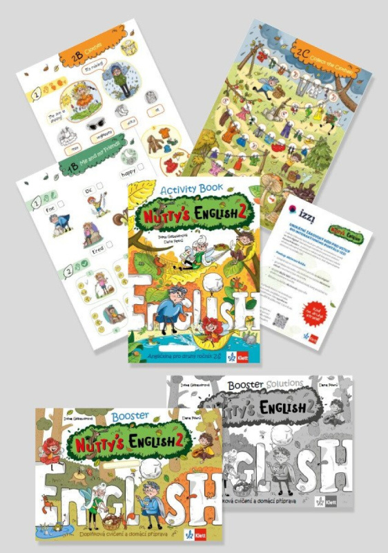 Nutty´s English 2 – žákovský balíček Klett nakladatelství