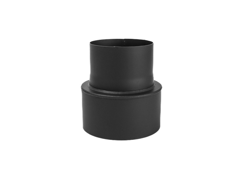 Redukce trubková silnostěnná černá průměr 150 mm / 120 mm