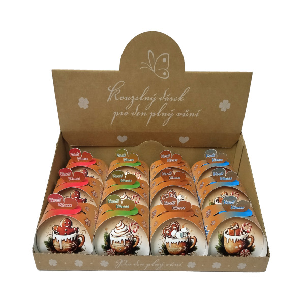 Kouzelný dárek 50g BOX 12ks PERNÍKY mix