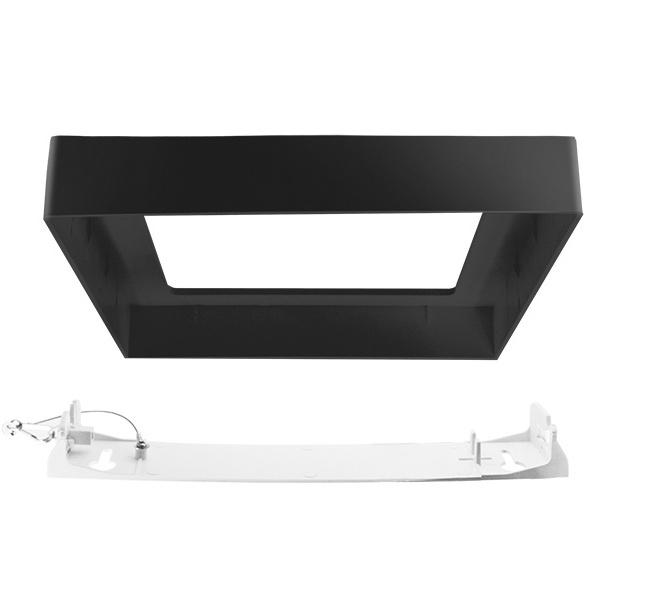 Rámeček na přisazenou montáž downlightu Panlux pro 18/24 W čtvercový černá