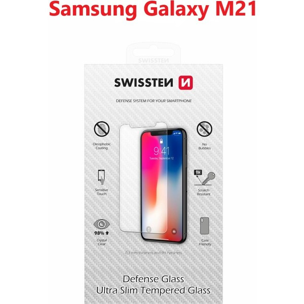 Swissten 2.5D tvrzené sklo Samsung Galaxy M21