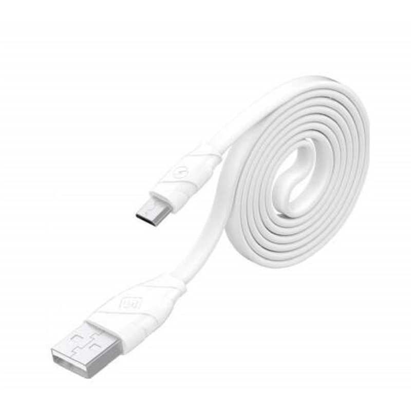 Swissten Datový kabel USB/Micro USB bílý 1,2 m