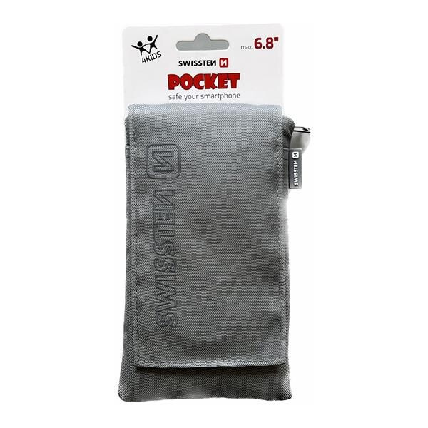 POUZDRO SWISSTEN POCKET 6,8" ŠEDÉ (65300400) Šedá