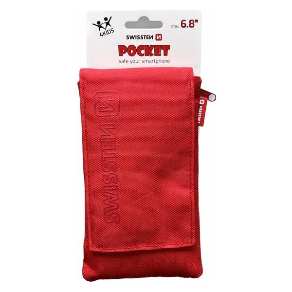 POUZDRO SWISSTEN POCKET 6,8" ČERVENÉ (65300500) Červená