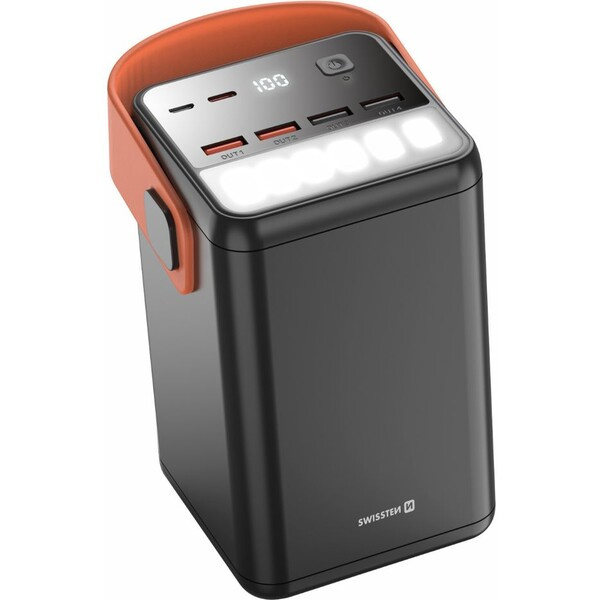 Swissten Power Line powerbanka 60 000 mAh 65W PD černá