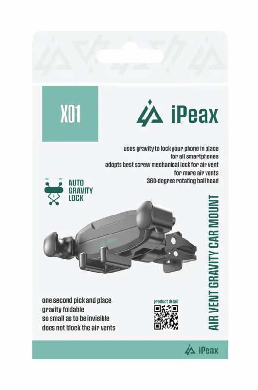 DRŽÁK DO AUTA X01 ČERNÝ