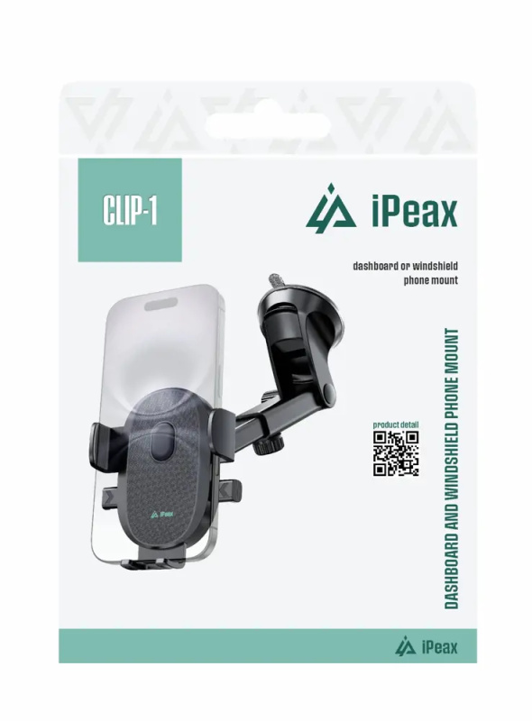 DRŽÁK DO AUTA NA PALUBNÍ DESKU CLIP-1 ČERNÝ