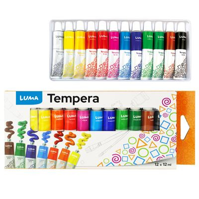 Temperové barvy LUMA 12 barev