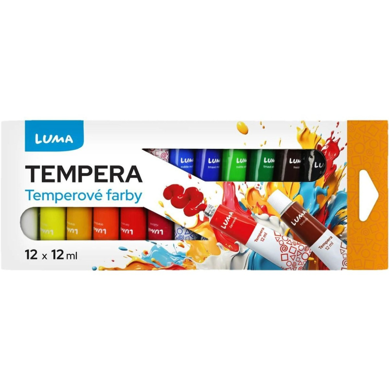 Temperové barvy LUMA 12 barev