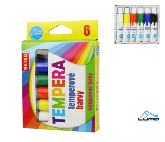 Barvy temperové LUMA 6 barev LUMA trading s.r.o.