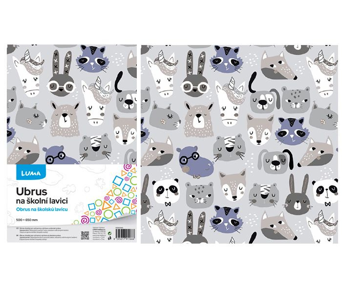 Ubrus na školní lavici zvířátka Luma LUMA trading s.r.o.
